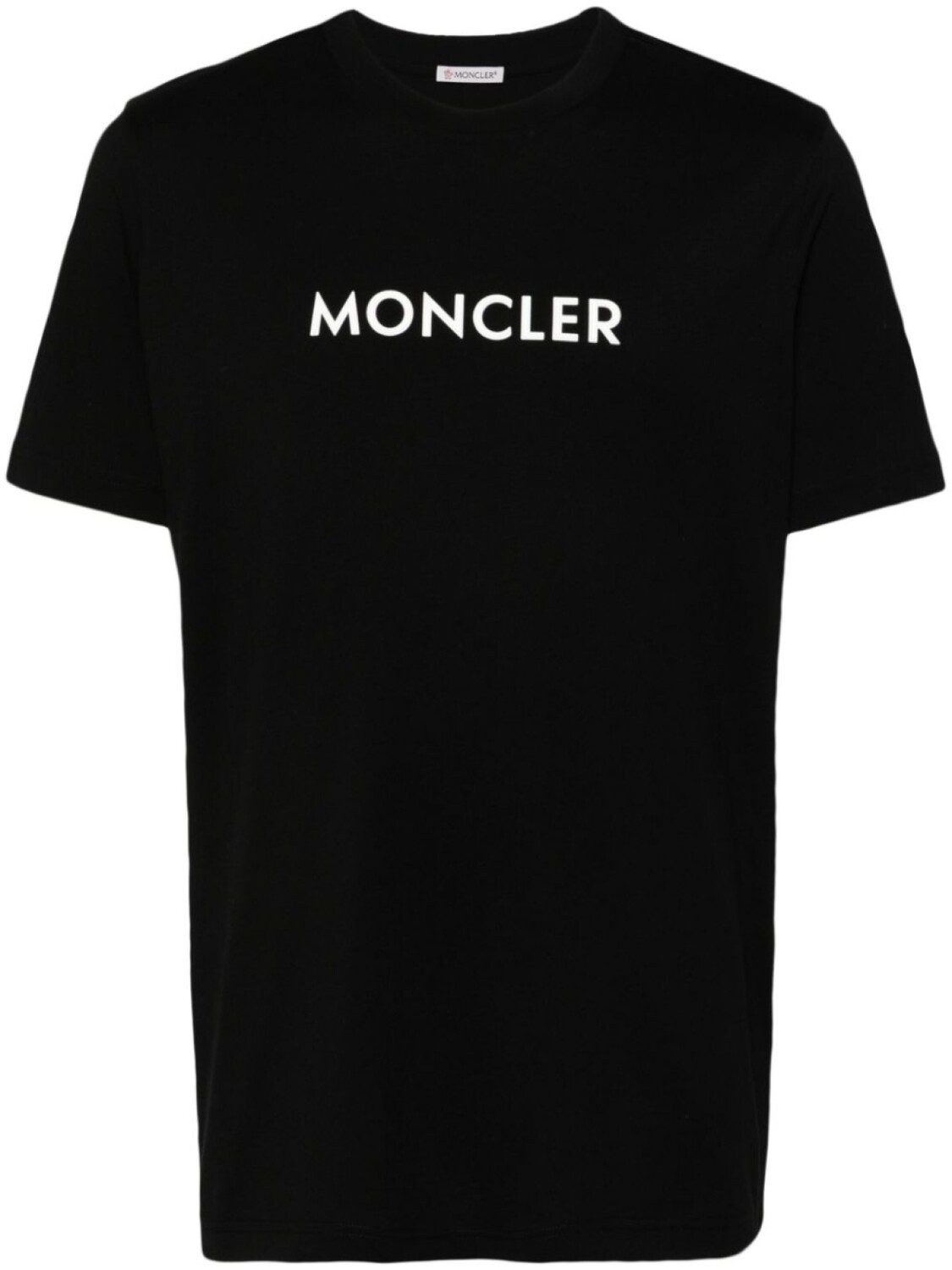 

Moncler футболка с логотипом, черный