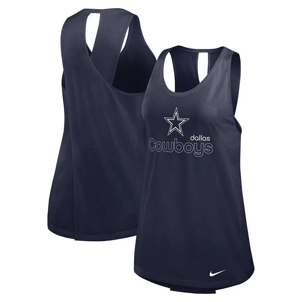 

Женская темно-синяя майка Nike Dallas Cowboys Performance, цвет Cow Navy