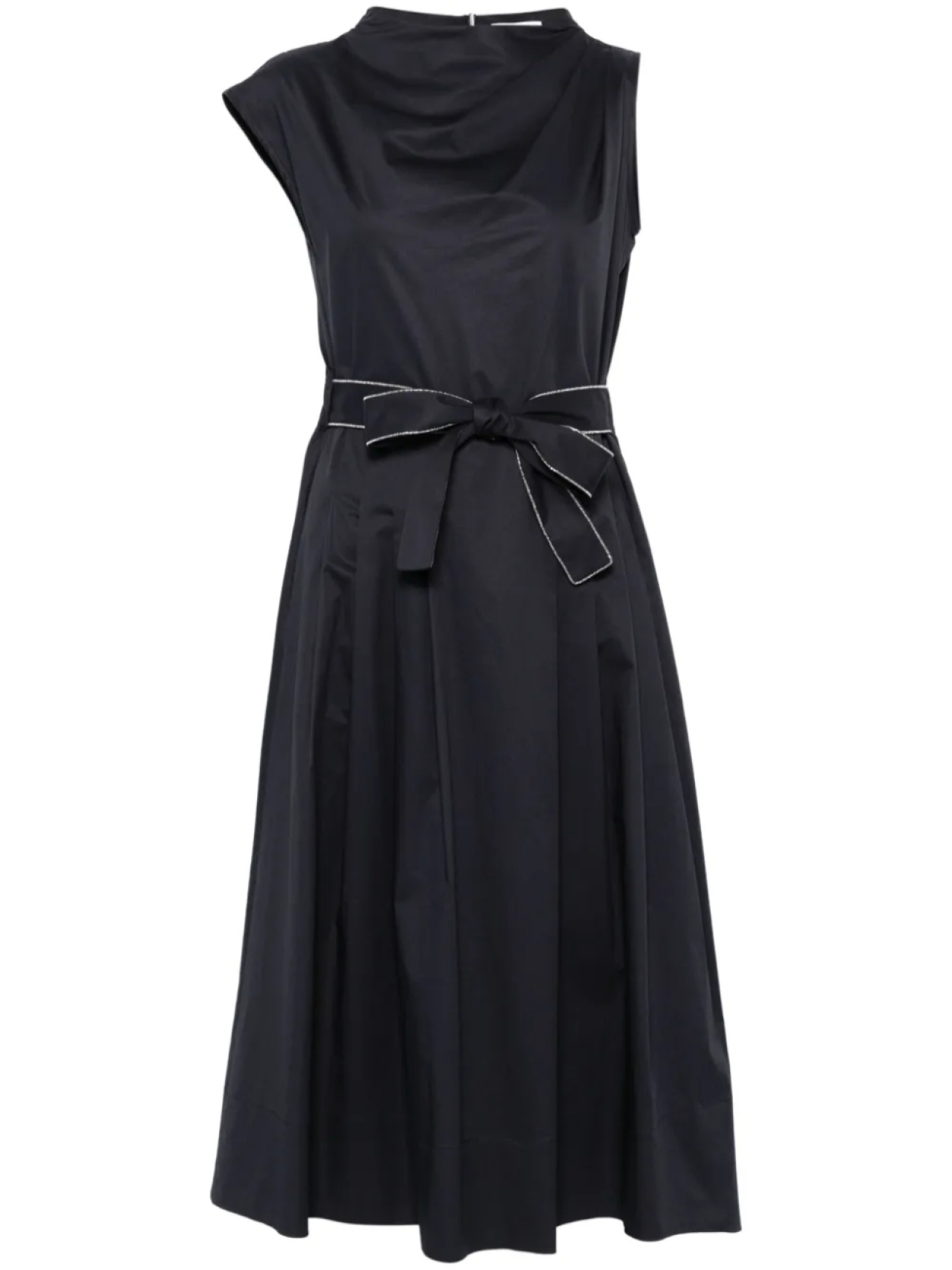 

Peserico поплиновое платье миди, синий