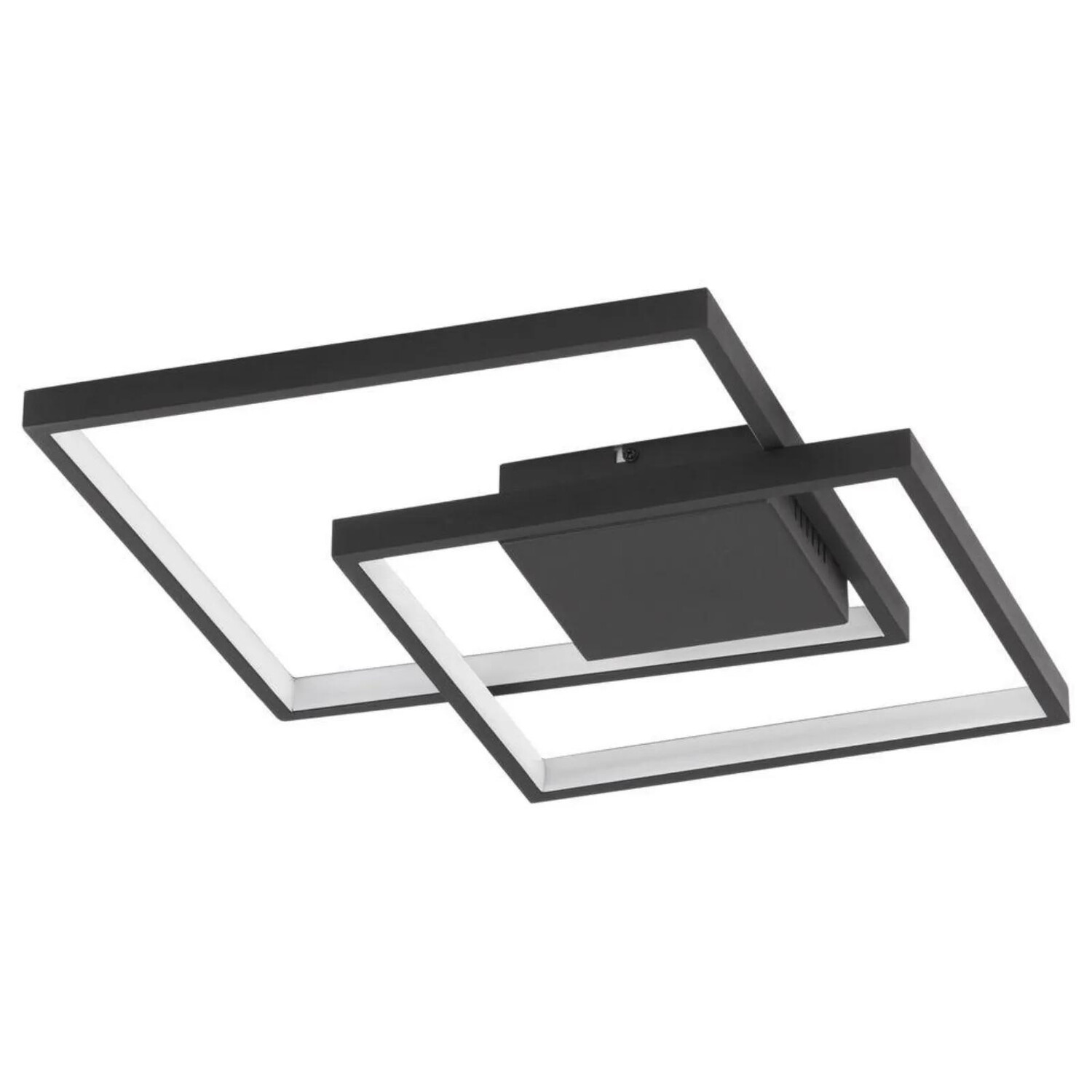 

Потолочный светильник click-licht, 42,5x42,5x6 см, черный