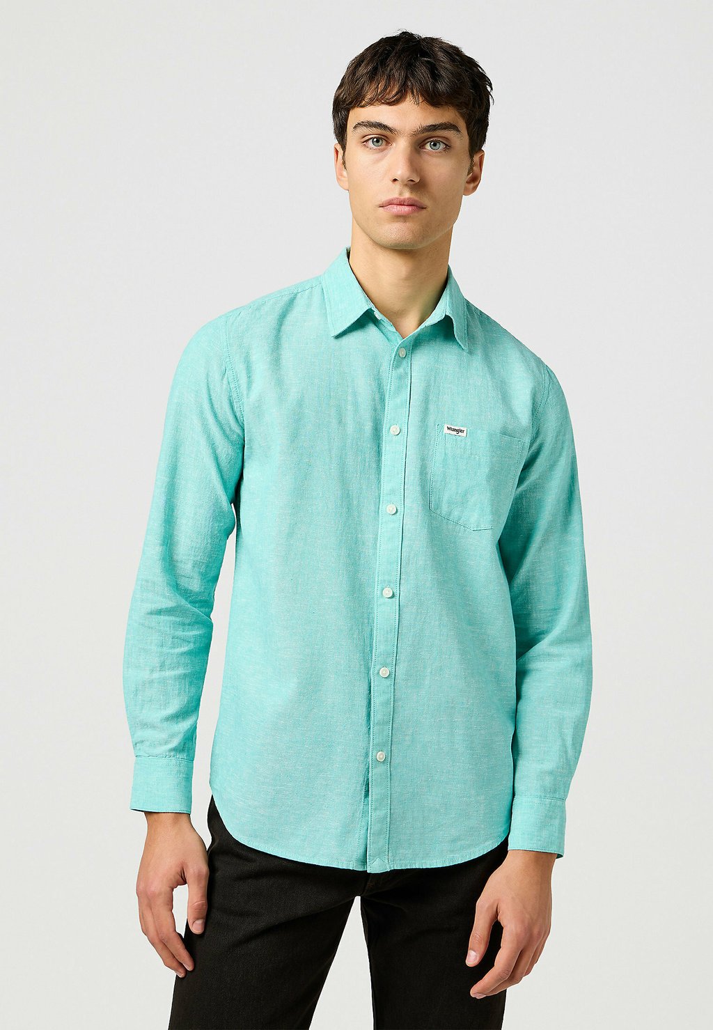

Рубашка 1 POCKET Wrangler, бирюзовый