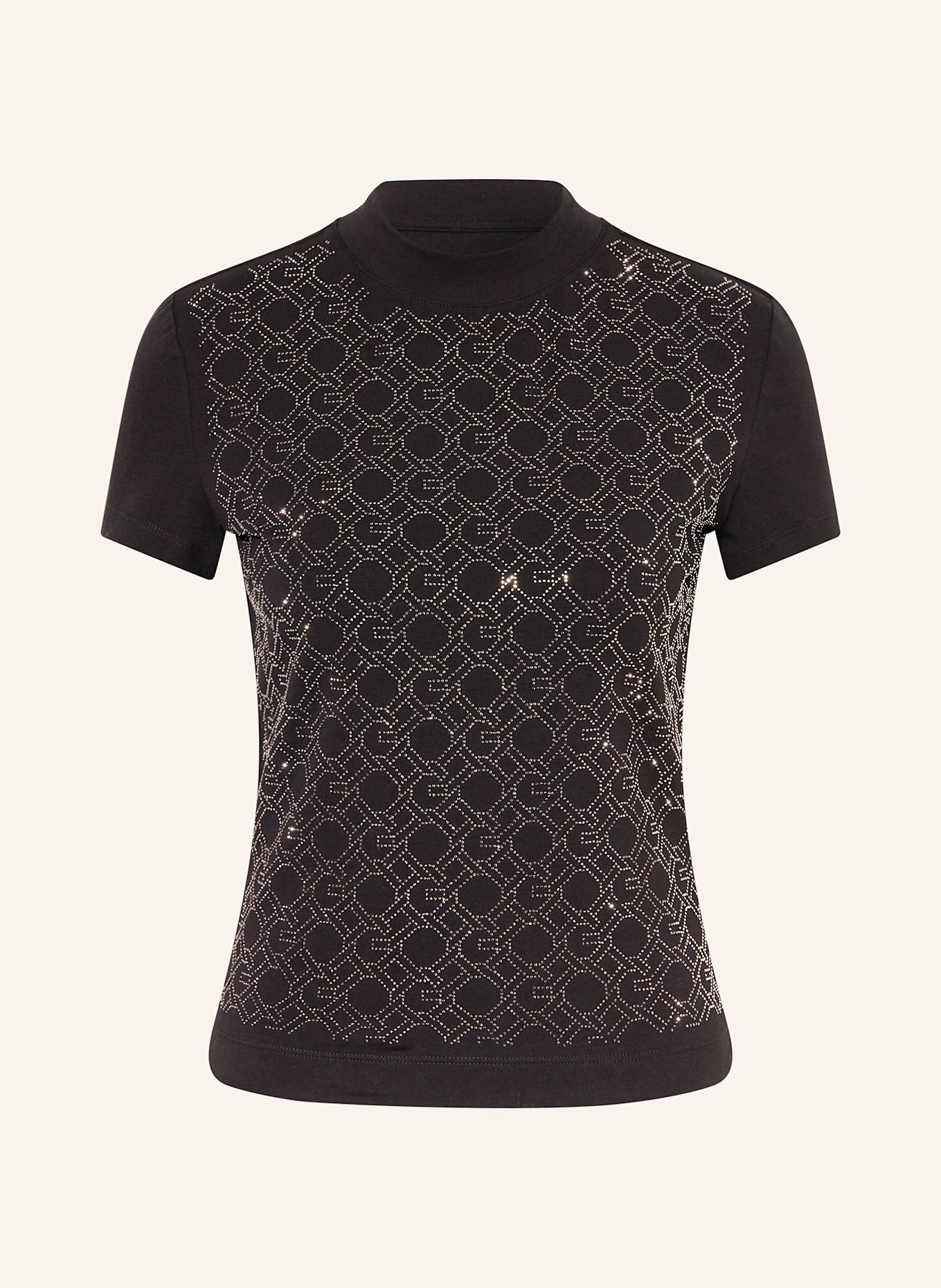 

Футболка с драгоценными камнями Guess, черный