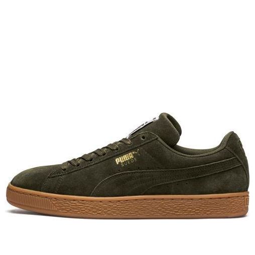 

Кеды PUMA Suede Classic 'Forest Night Gum', оливкого-зеленый