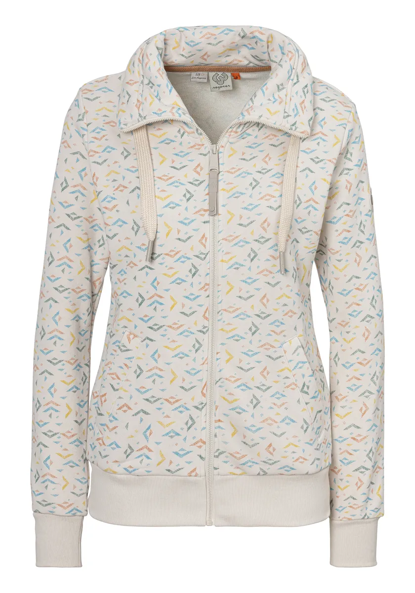 

Толстовка в стиле рэгвир "RYLIE FUNKY ZIP COMFY", воротник с высоким воротником, кулиской и застежкой-молнией Ragwear, бежевый