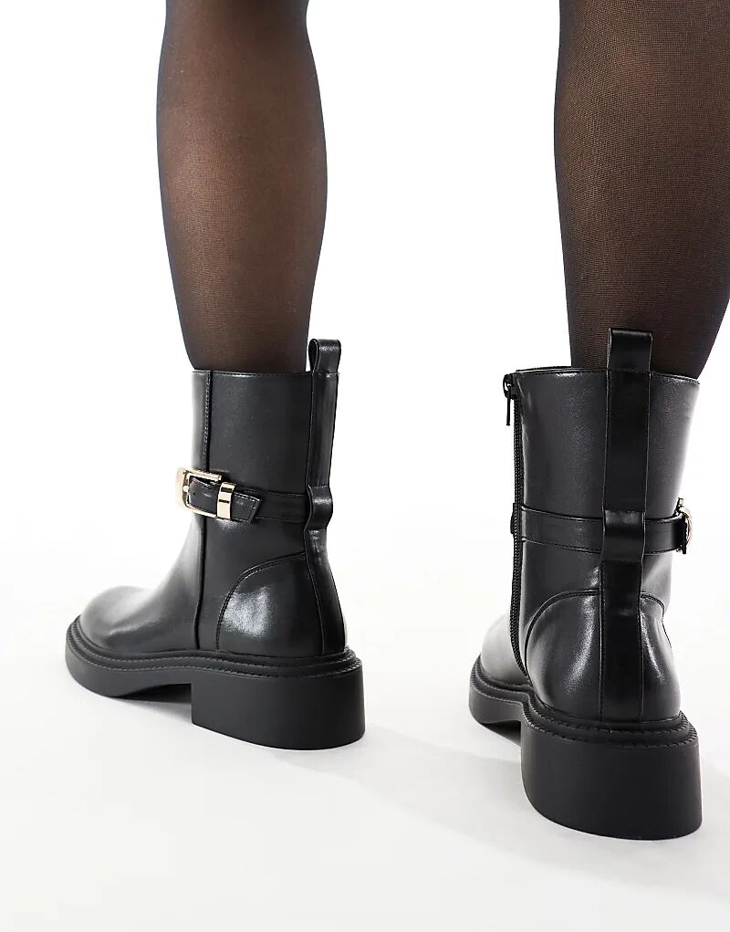 Низкие ботильоны Schuh Courtney черного цвета — фото 4