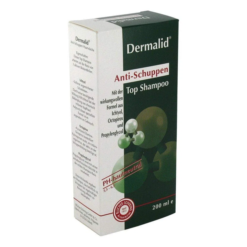 Шампунь от перхоти DERMALID Anti Dandruff Top S, 200 мл Dermalid