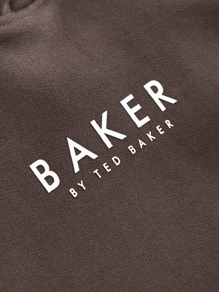 Толстовка Baker by Ted Baker шоколадного цвета — фото 4