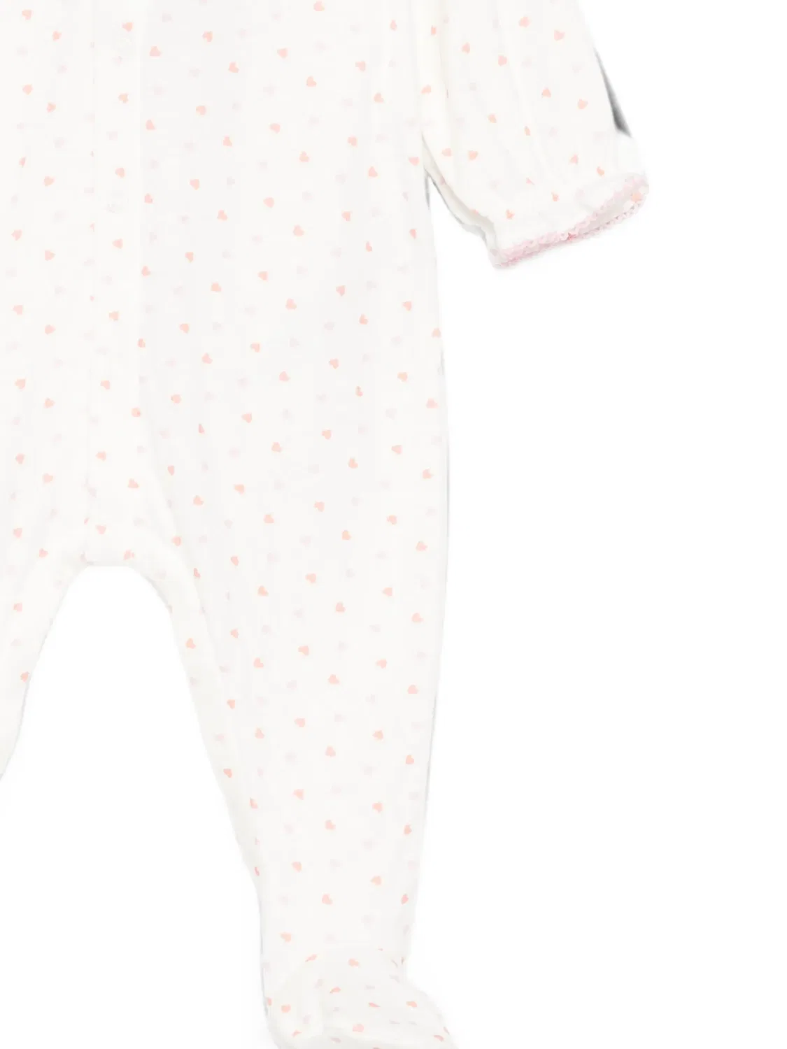 Пижама с воротником Питер Пэн и принтом Petit Bateau, белый — фото 3