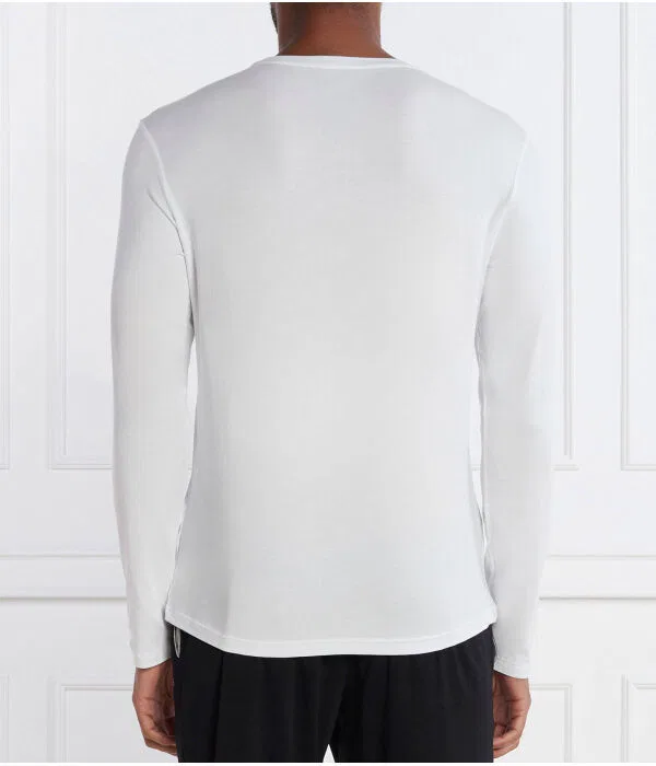 Мужской комплект лонгсливов Longsleeve 2-pack Tommy Hilfiger, белый — фото 4