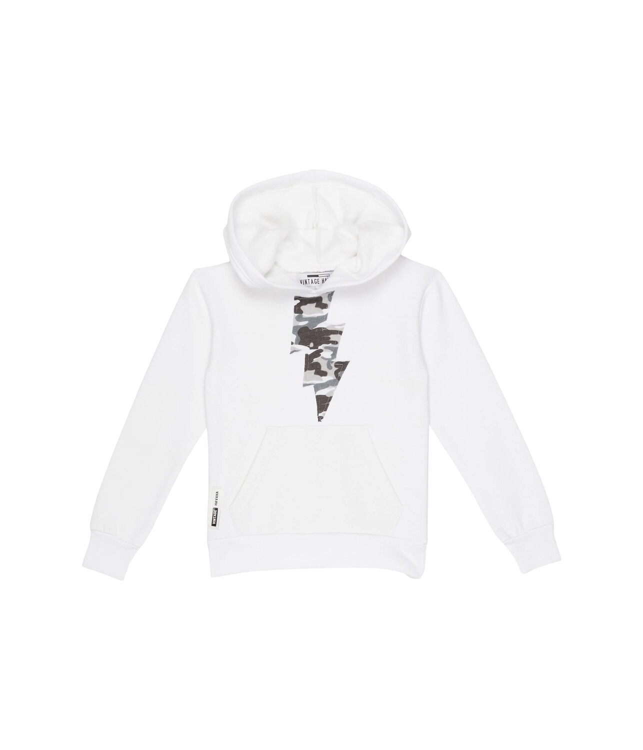 

Худи Vintage Havana Kids, Pullover Hoodie Camo Lightening Bolt