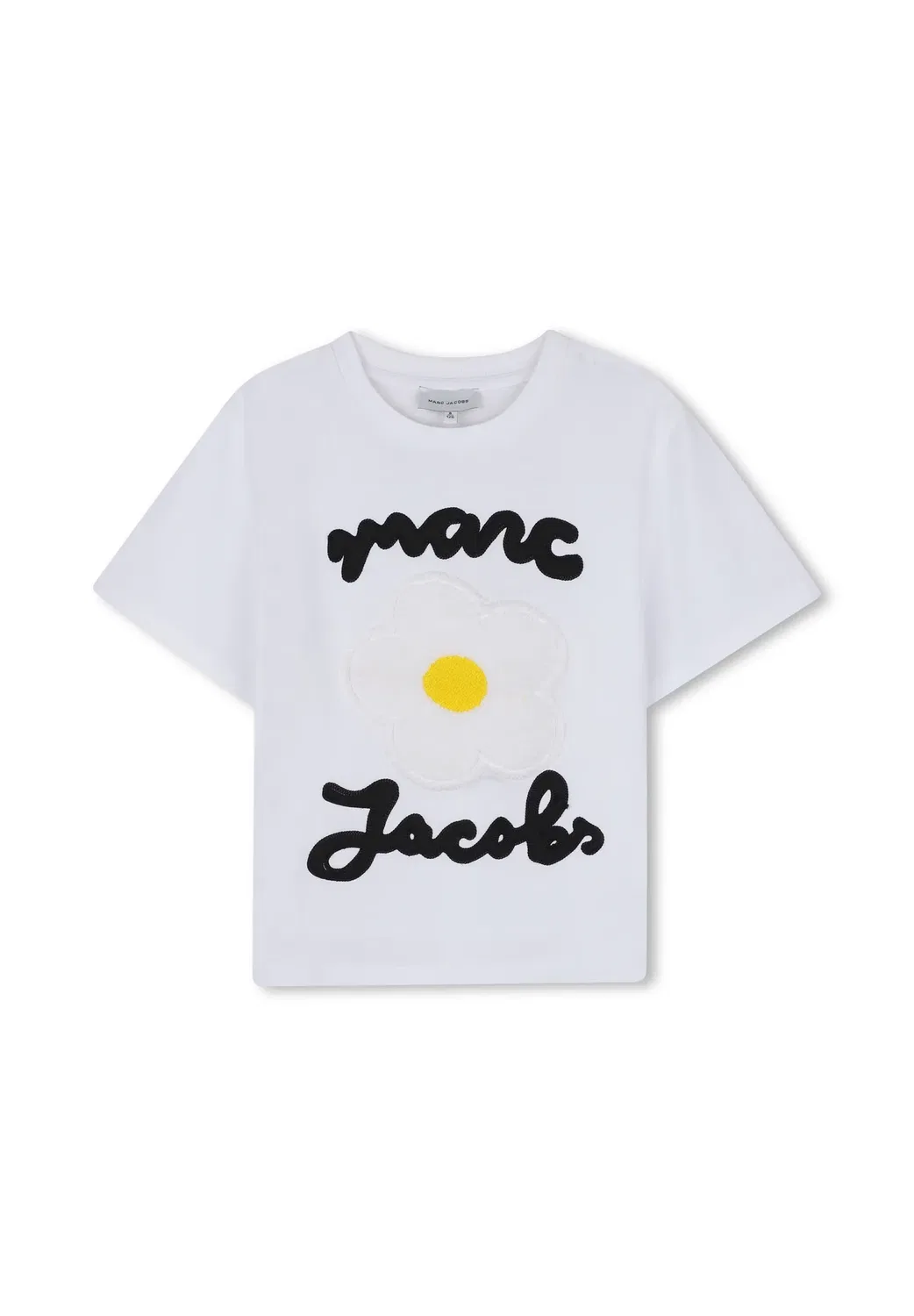 Футболка с короткими рукавами - футболка с принтом Marc Jacobs Kids, White