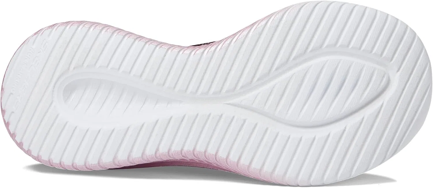 Детские кроссовки для девочек с блестками Skechers, Black/Rose Gold — фото 3