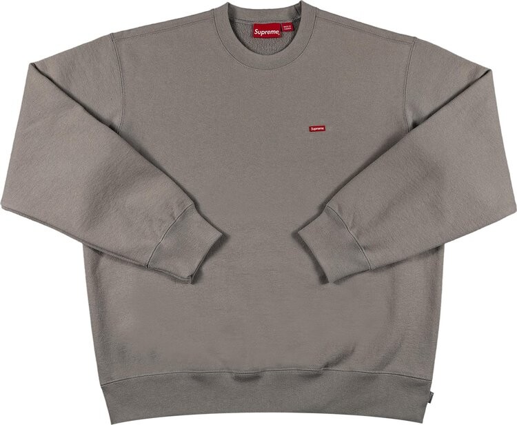

Толстовка Supreme Small Box Crewneck 'Grey', серый