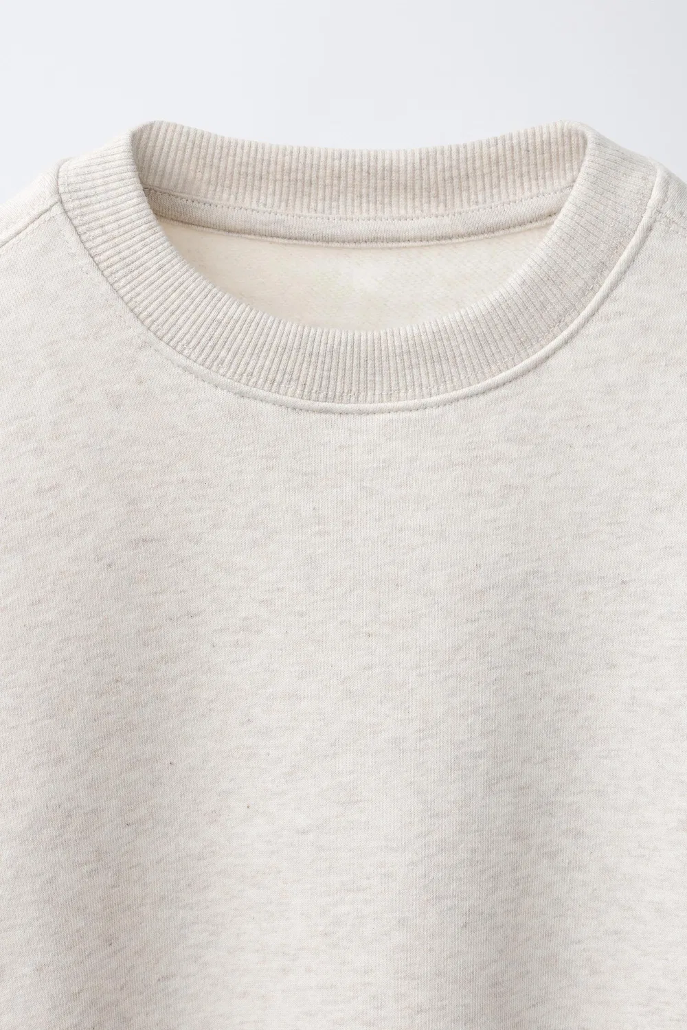 Простая спортивная толстовка для бега ZARA, Sand/Marl — фото 3
