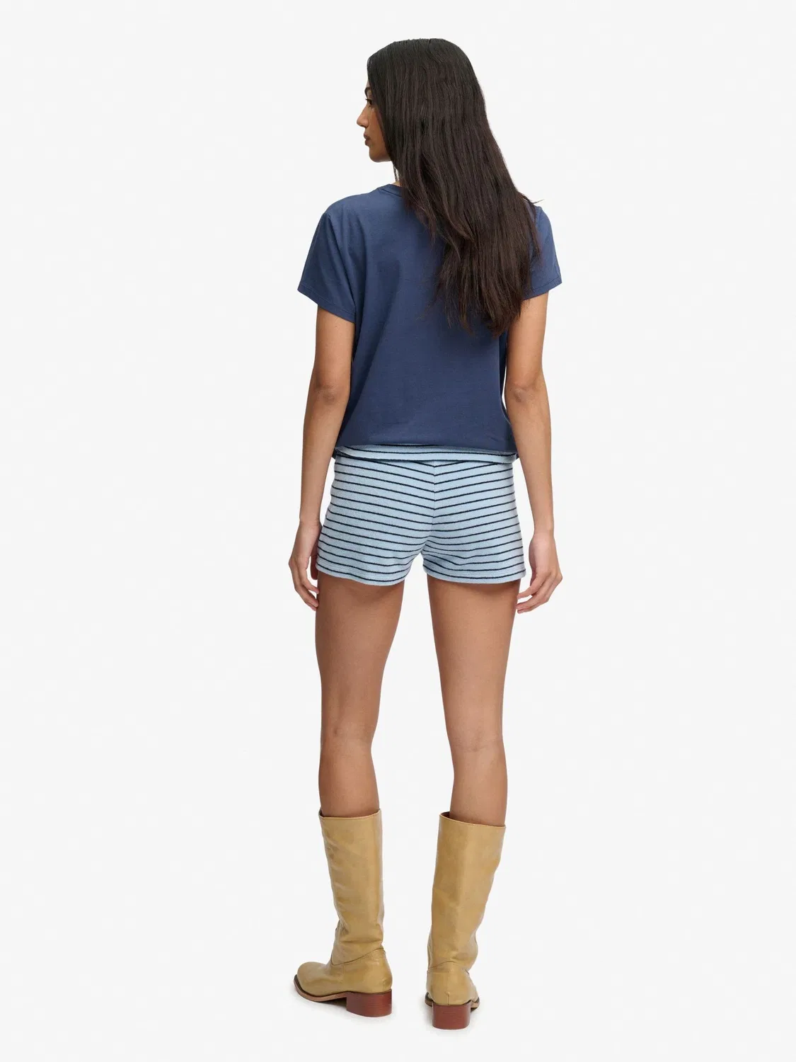 Шорты Athletic Essentials Fold Over Superdry, синий — фото 2