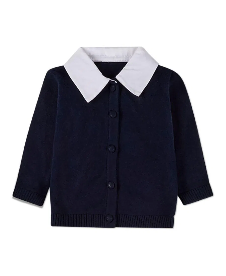 Комплект из 2 предметов для мальчика Pop Collar, хлопковый MeMoi, Navy White — фото 3