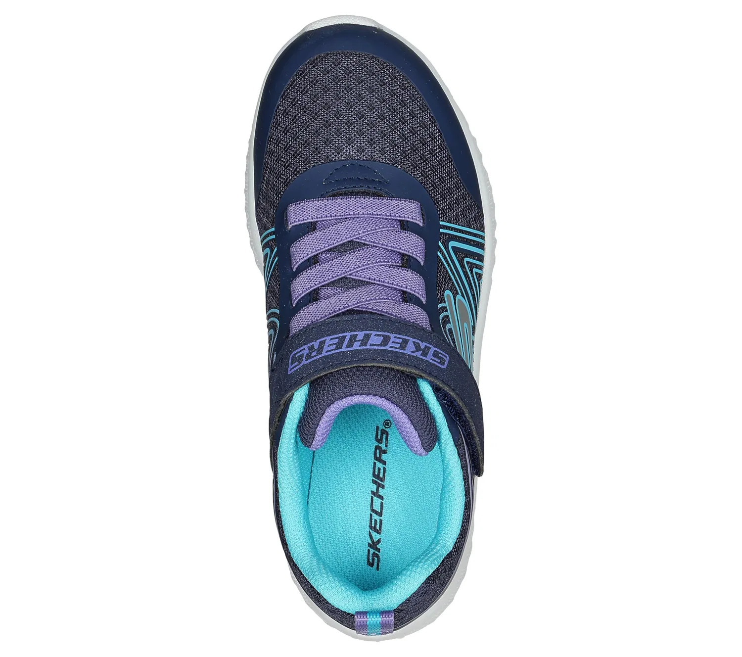 Детские кроссовки с принтом Skechers Microspec Plus - Sprint Speed Trainers, Pink — фото 3