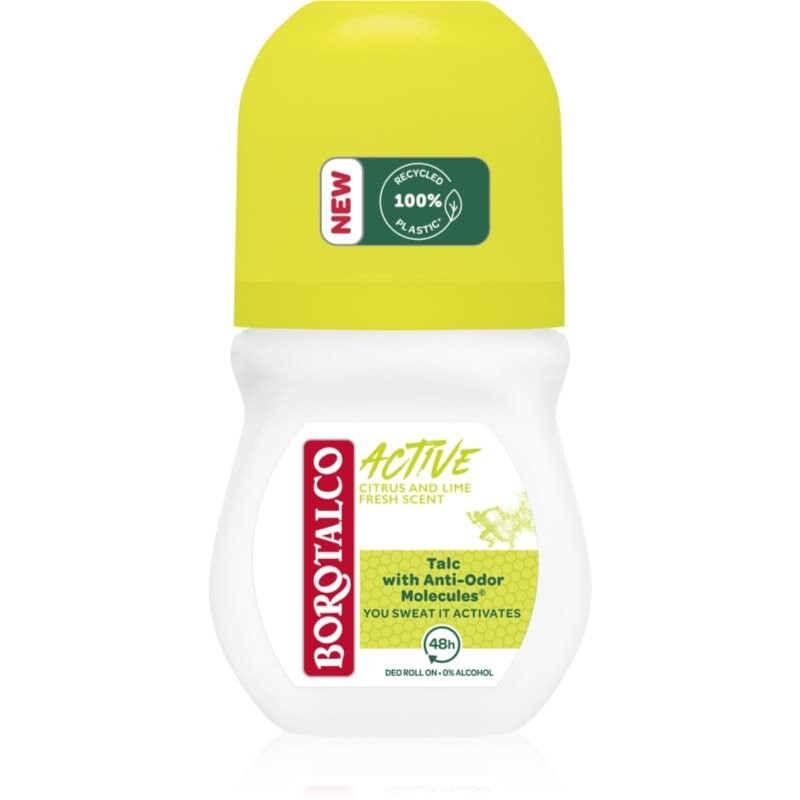 

Шариковый дезодорант Borotalco Active Citrus & Lime, 48 часов. 50 мл