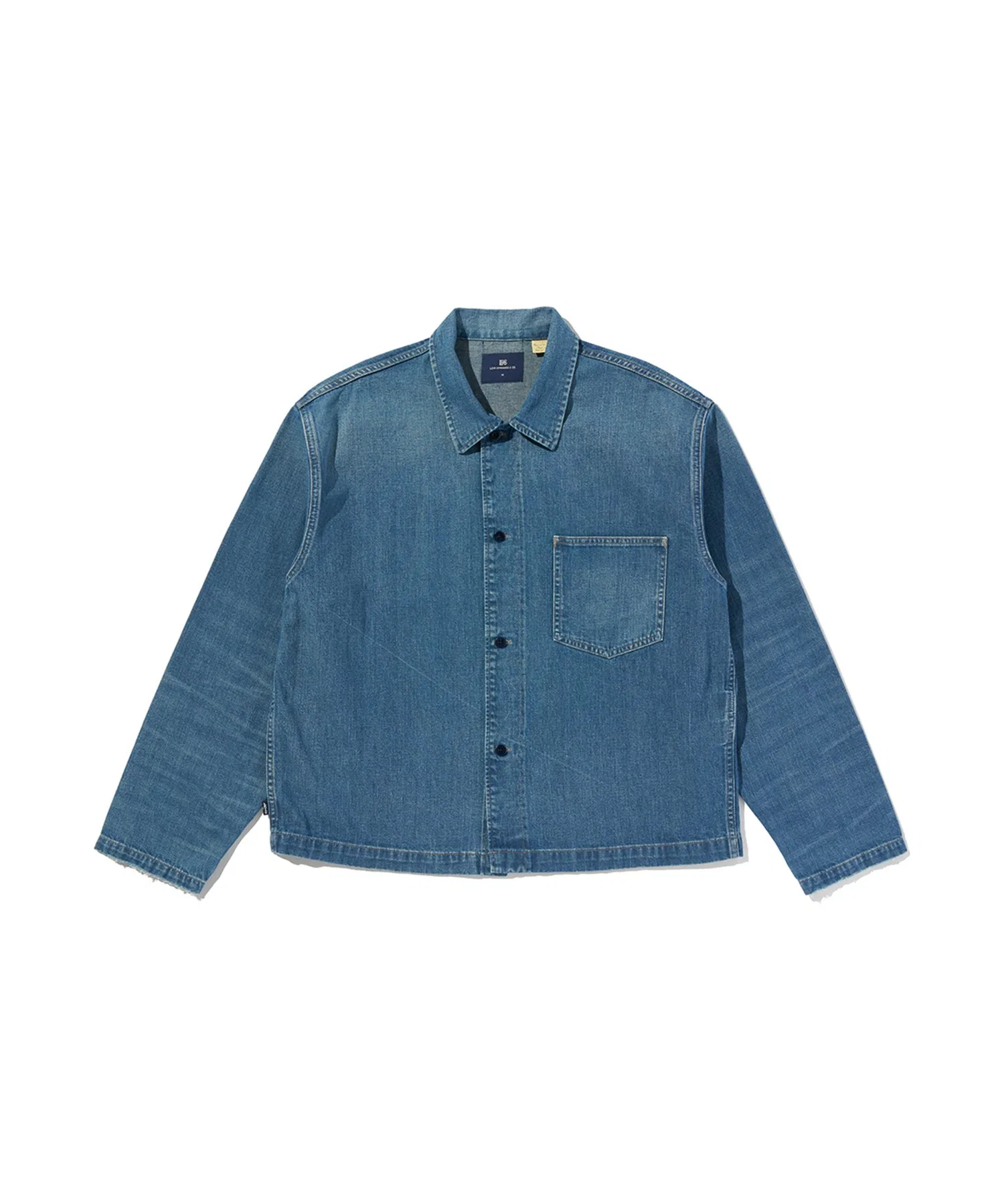 Мужская куртка Levi's BLUETAB с логотипом индиго — фото 3