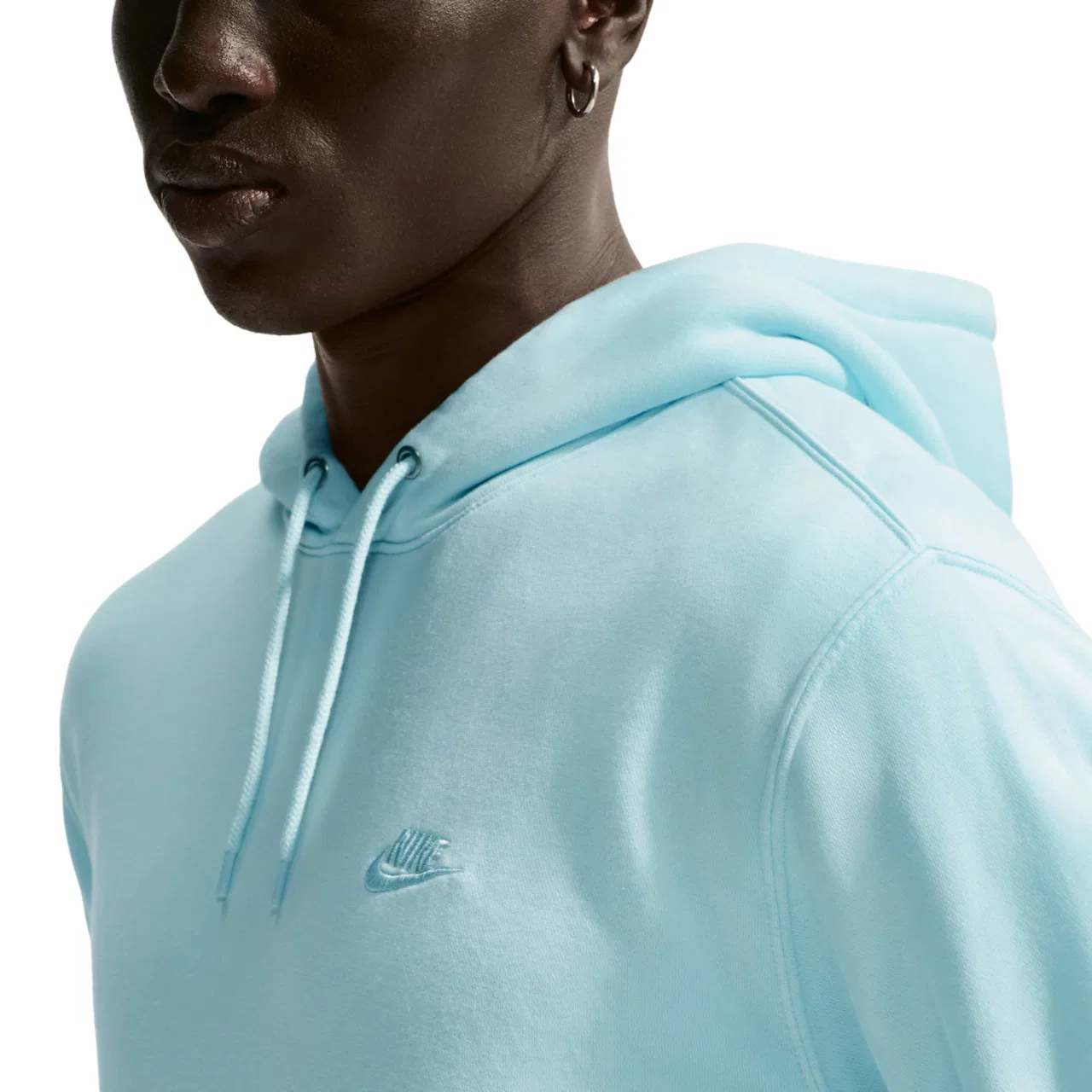 Мужское худи CWash Club Basketball Nike, синий — фото 3
