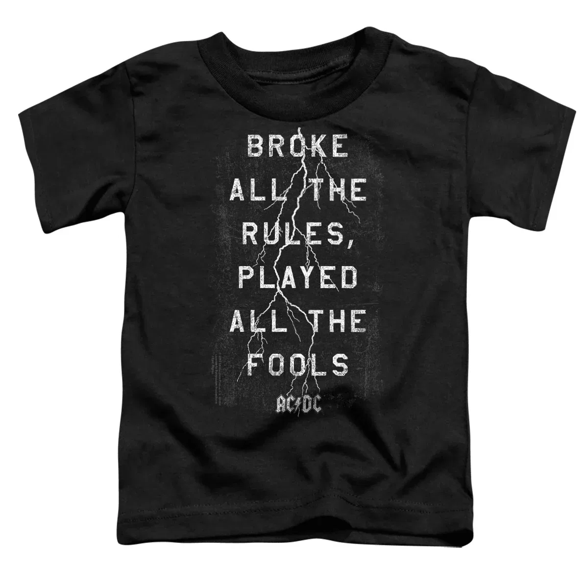 Детская футболка с принтом ACDC Struck T-Shirt AC/DC, Black