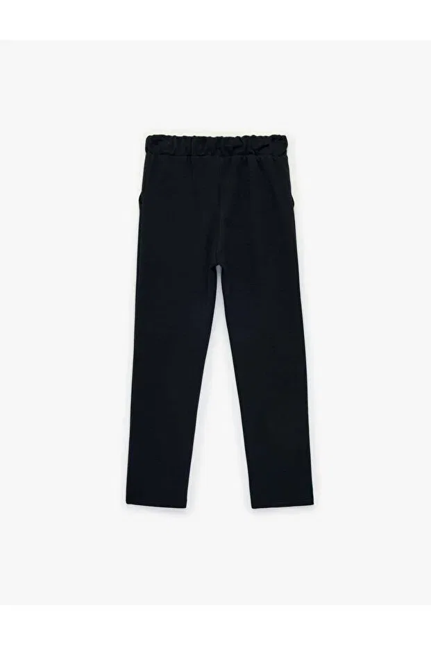 Детские спортивные штаны для мальчиков с застежкой-молнией Koton, Navy Blue — фото 2