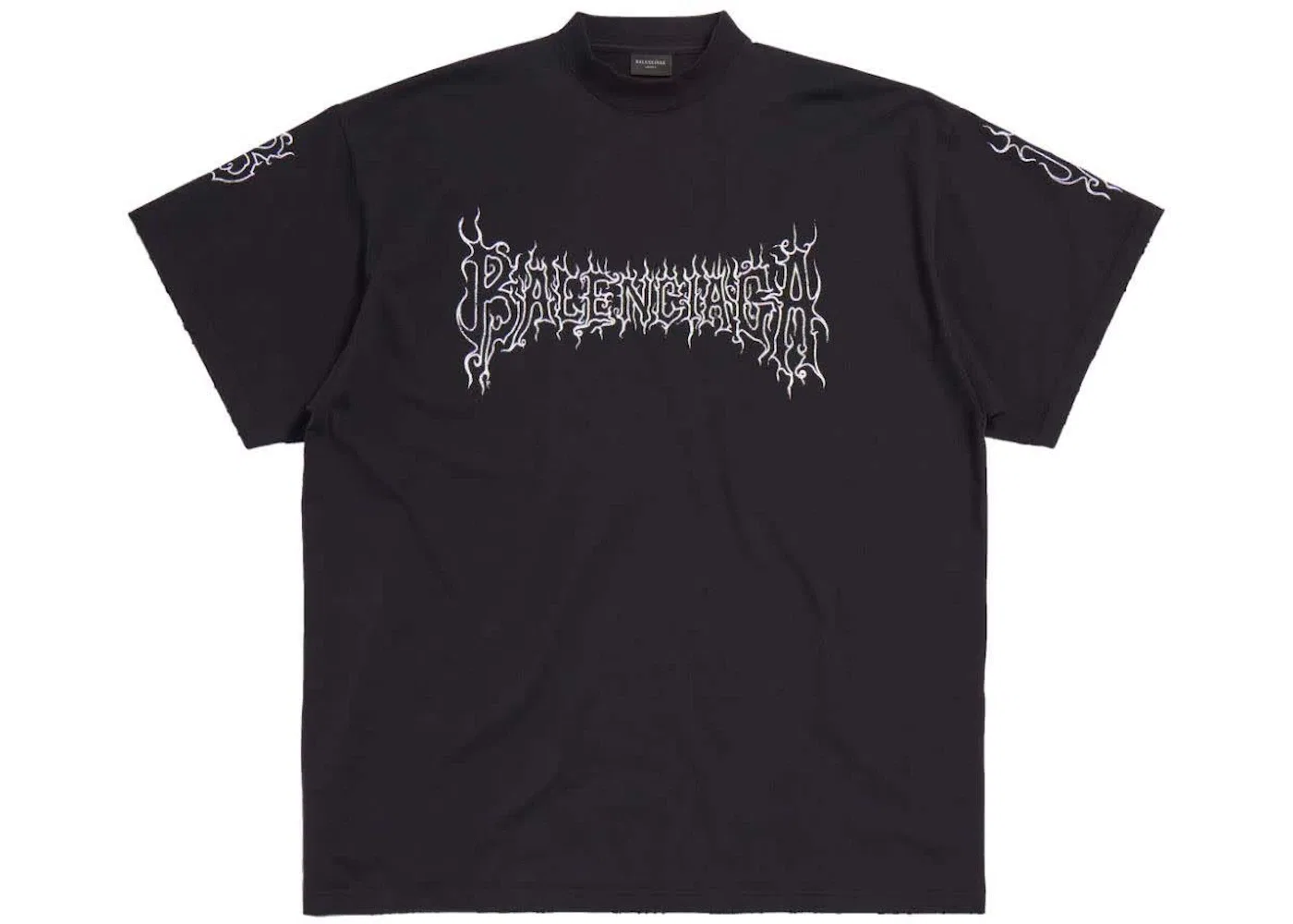 Мужская футболка с принтом Darkwave Balenciaga, Black/White