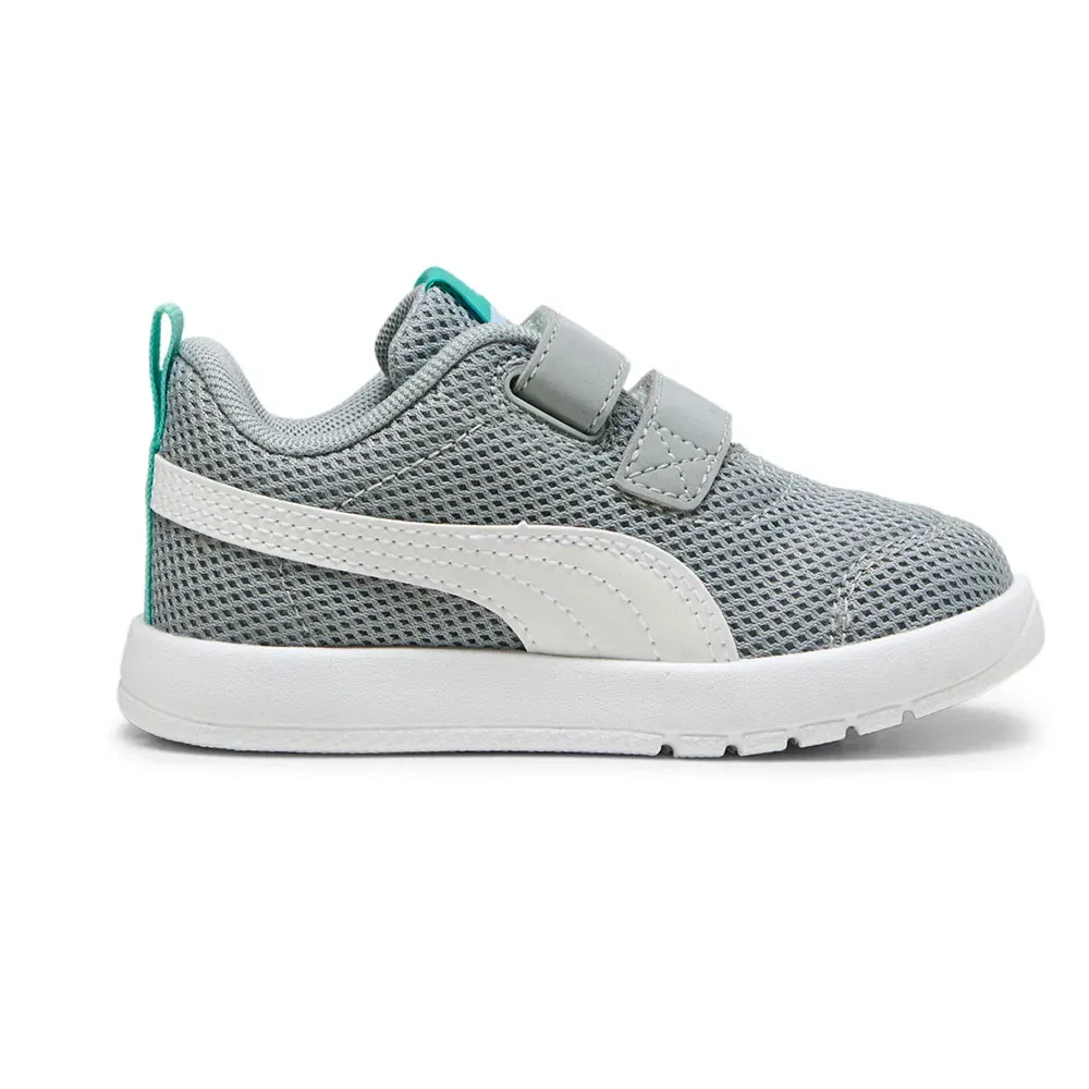 Кроссовки slip-on Puma Courtflex V3 Mesh, серый — фото 3