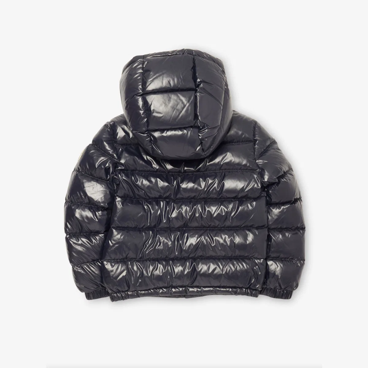 Нейлоновая пуховая куртка Aubert для детей 4-14 лет Moncler, темно-синий — фото 3