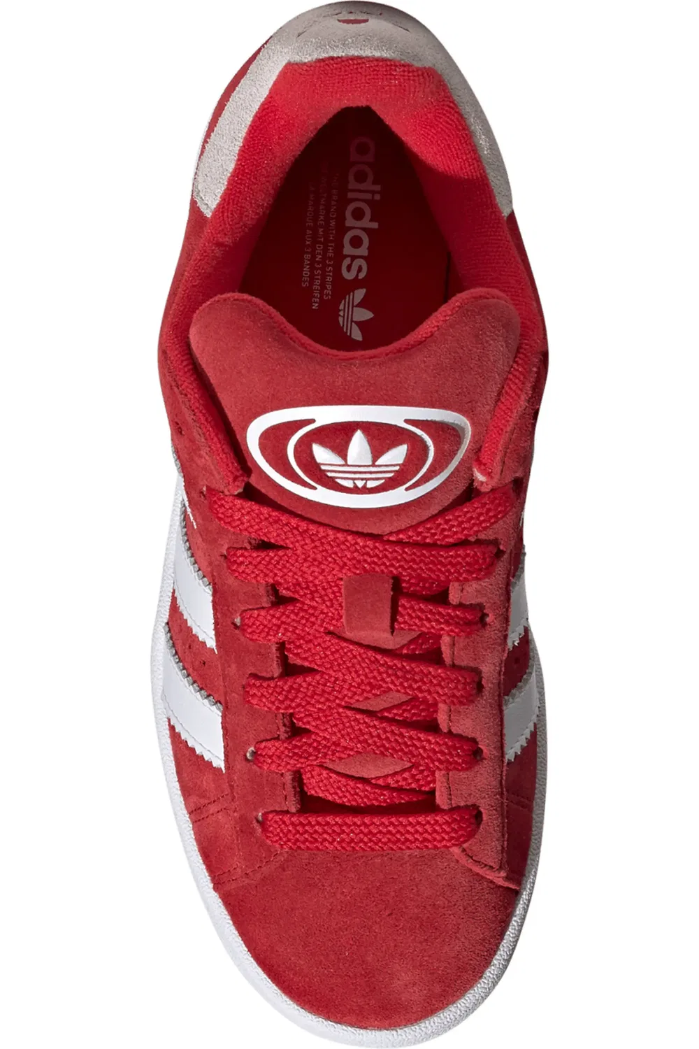 Кроссовки детские с высоким воротником Campus 00s adidas, Scarlet/Footwear White — фото 4