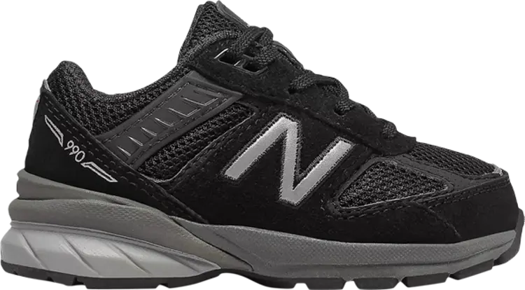 

Кроссовки New Balance 990v5 Toddler 2E Wide 'Black', черный