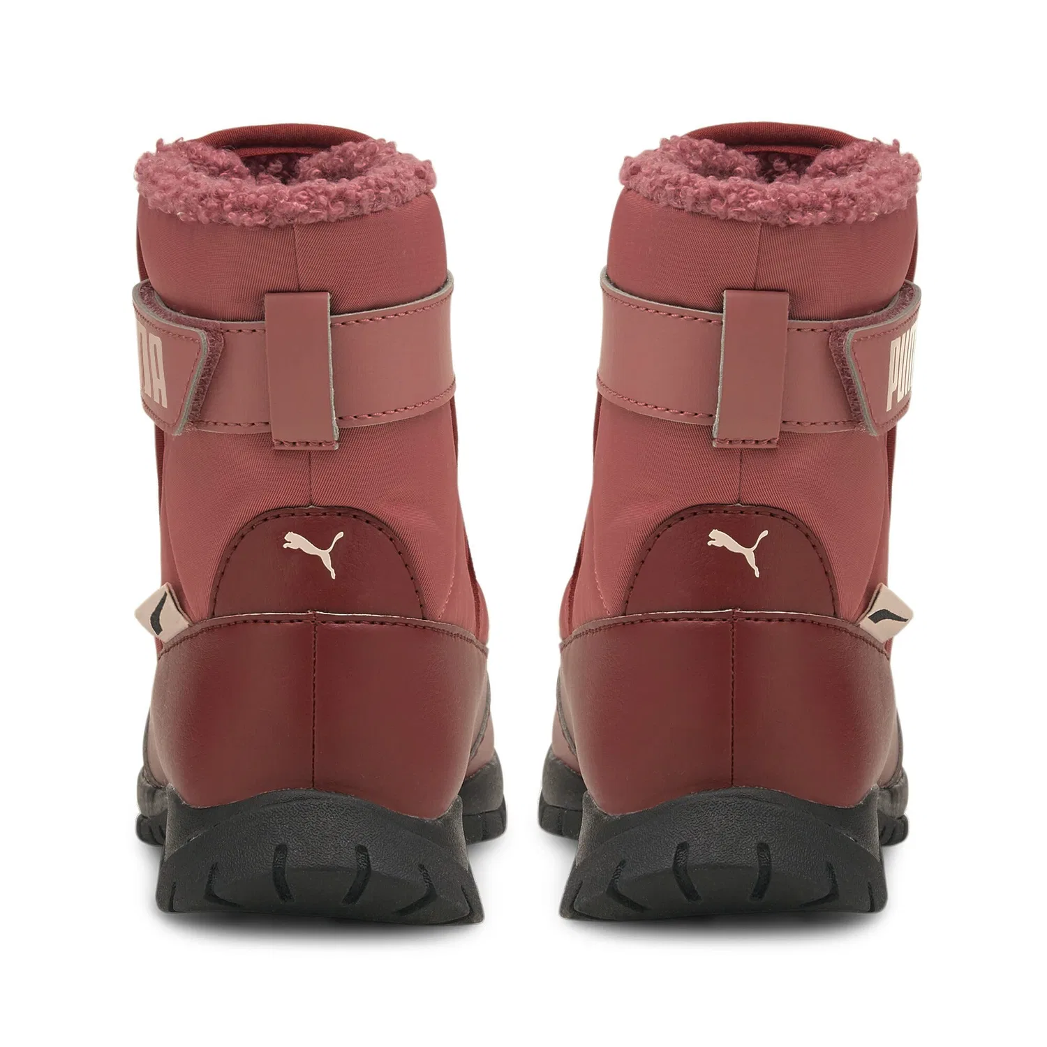 Детские ботинки зимние Nieve Boot Wtr Ac Inf Unisex PUMA, Black Mauvewood Lotus — фото 3