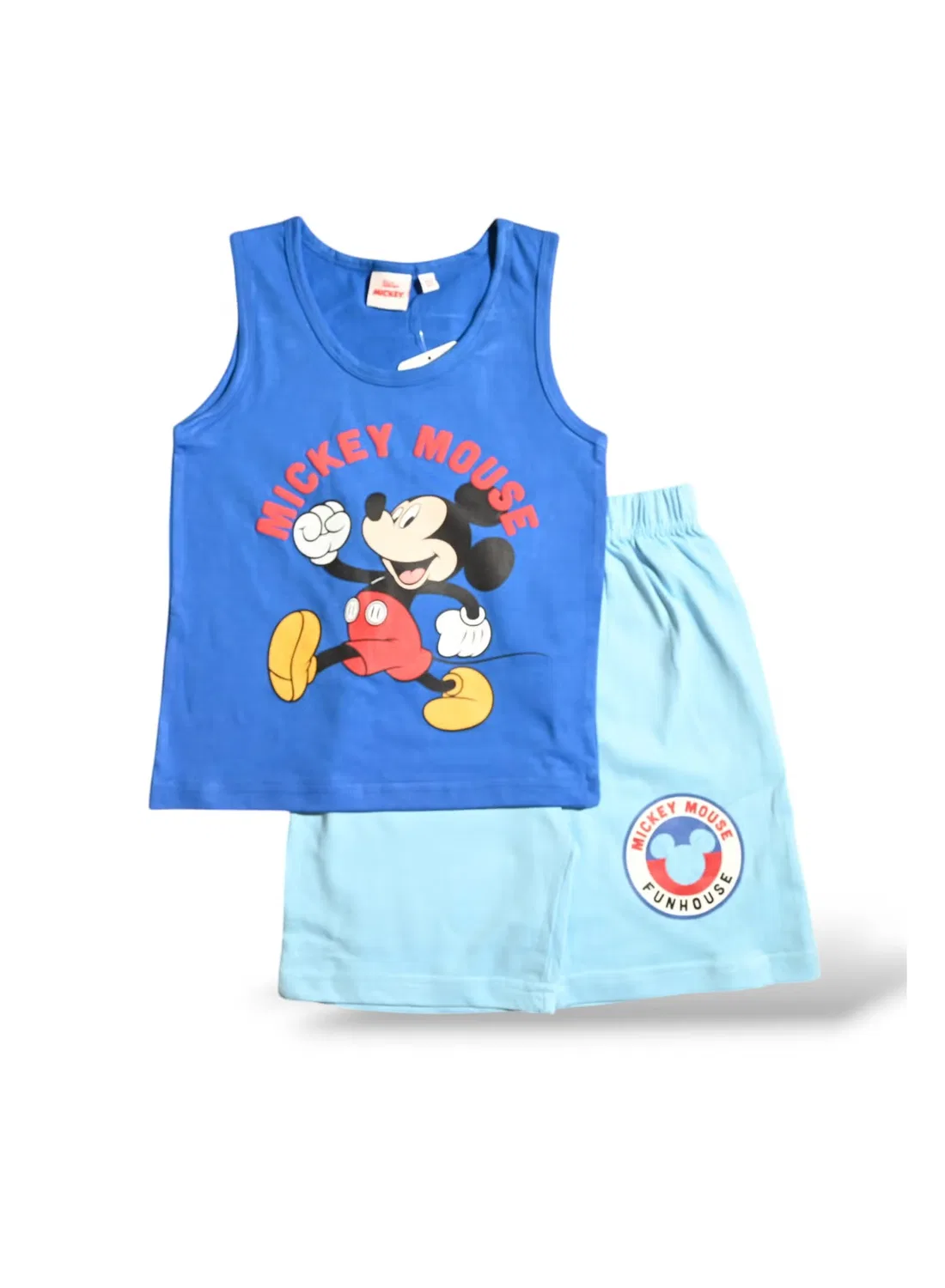 Комплект без рукавов с шортами Mickey Mouse, синий