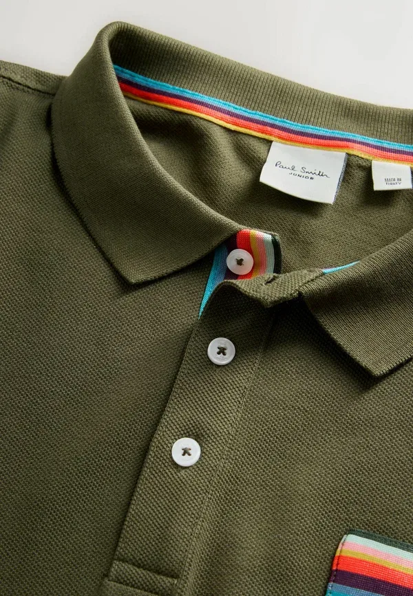 Комплект с шортами Paul Smith Junior, зеленый/хаки — фото 3