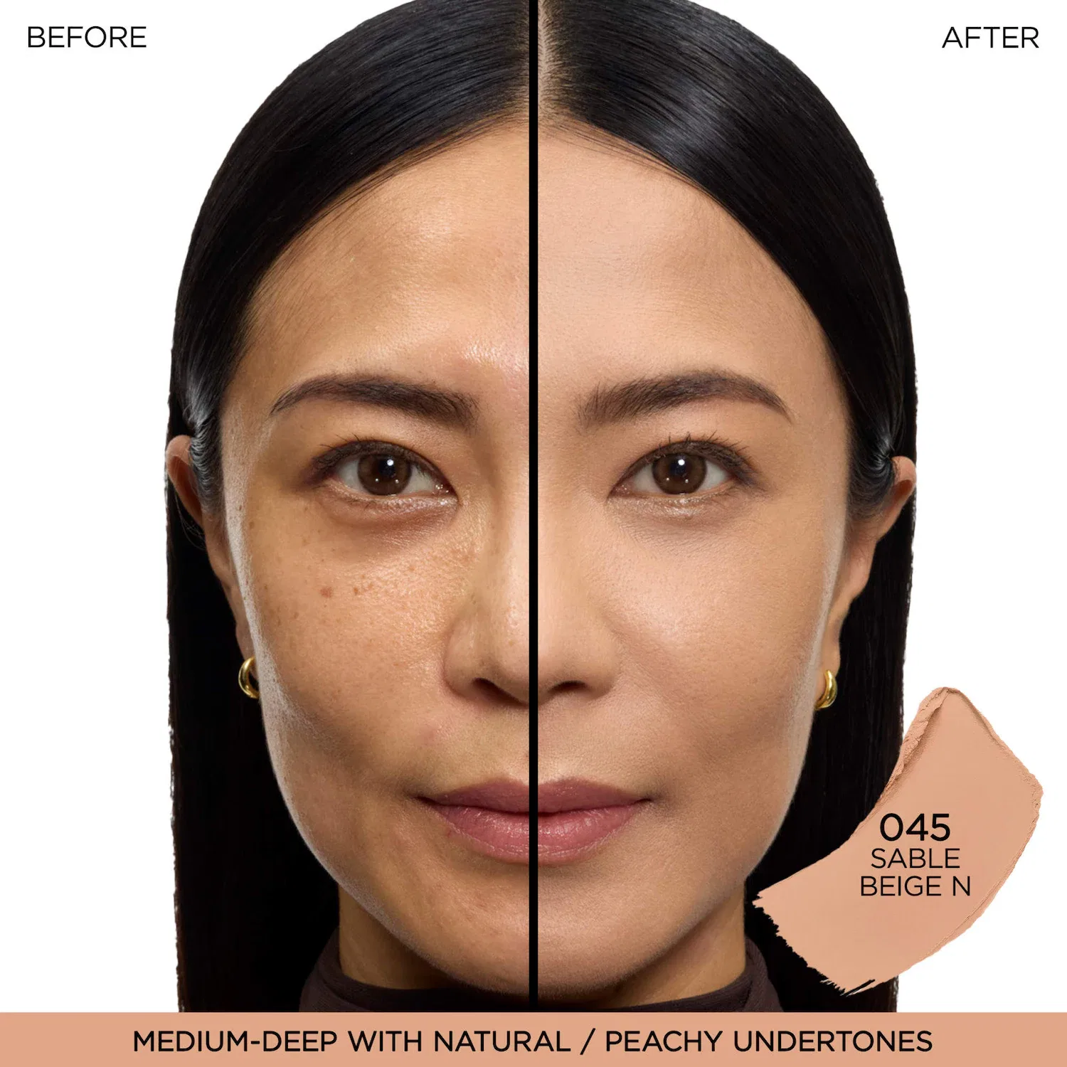 Тональный стик Lancôme Teint Idole Shape Stick Blurring Multi-Use Foundation, 9 г, с эффектом размытия, Natural finish, 45 Sable Beige N — фото 2