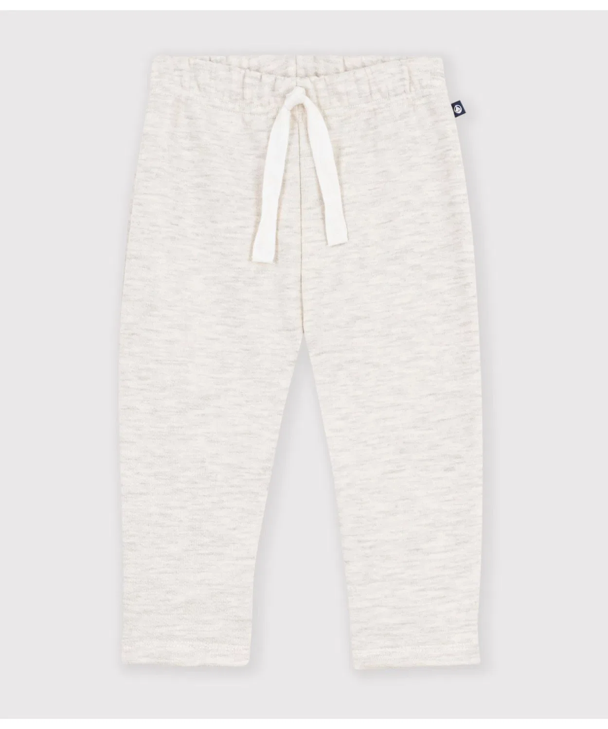 Детские спортивные штаны без бретелек с бантом и логотипом PETIT BATEAU, Бежевый