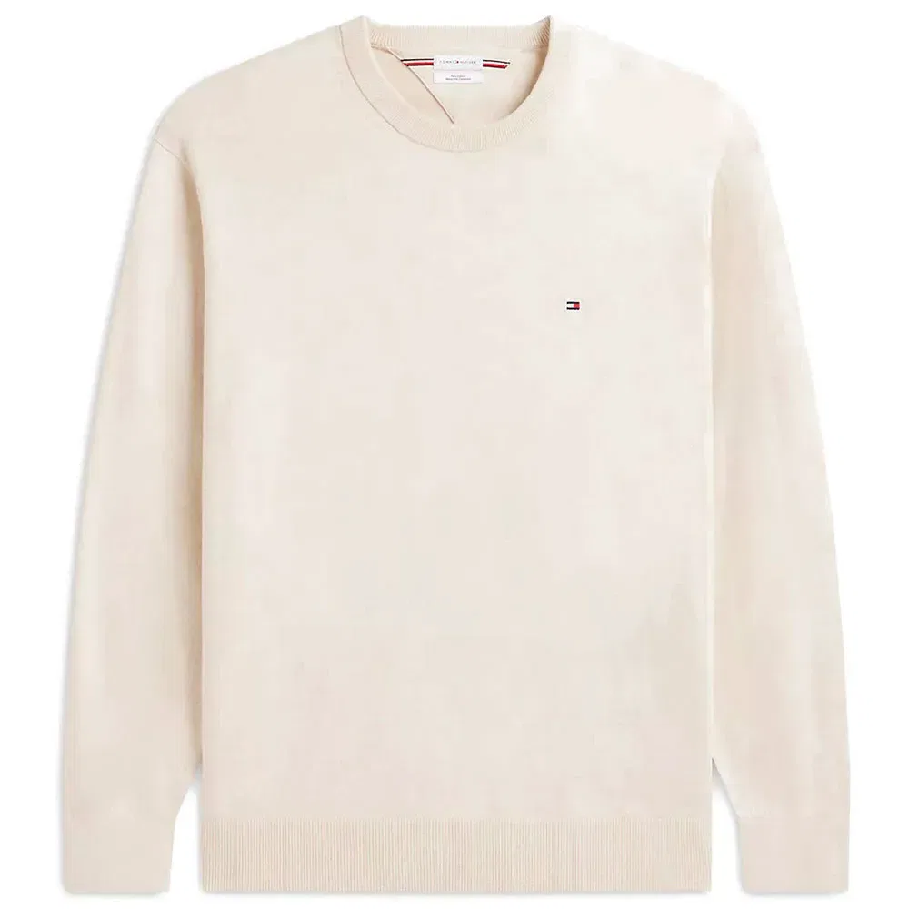 Мужской свитер с круглым вырезом Tommy hilfiger, Beige — фото 3
