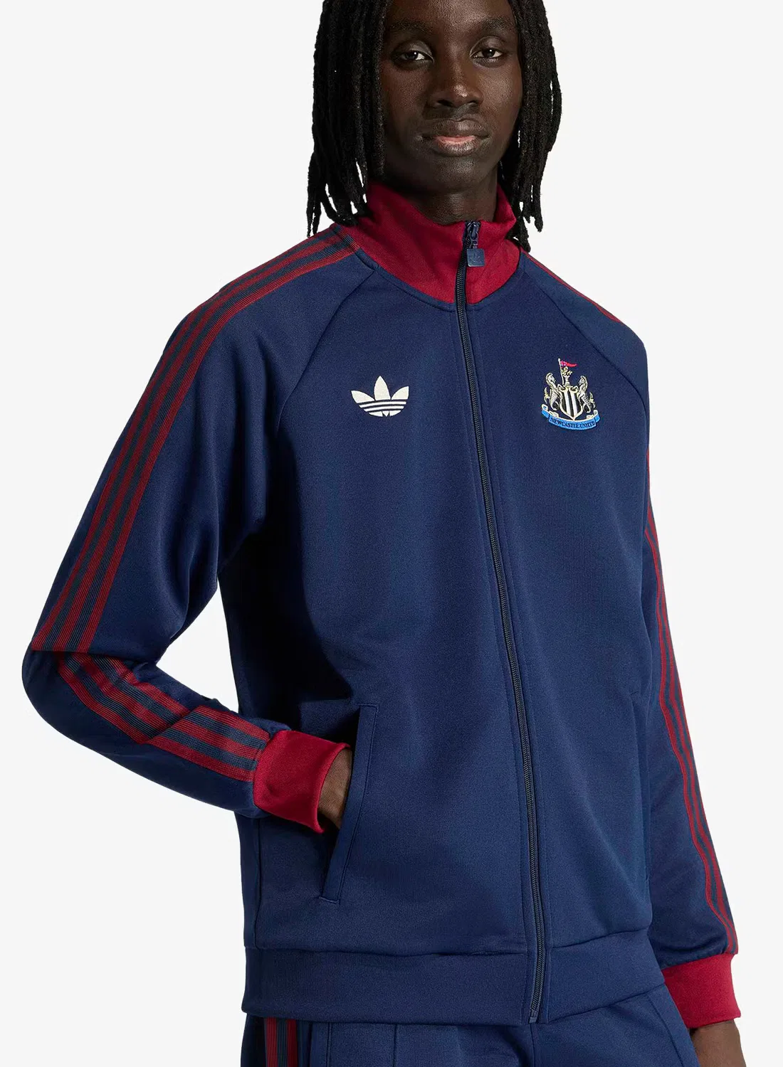 Куртка-трек с принтом New Castle Adidas, синий — фото 4