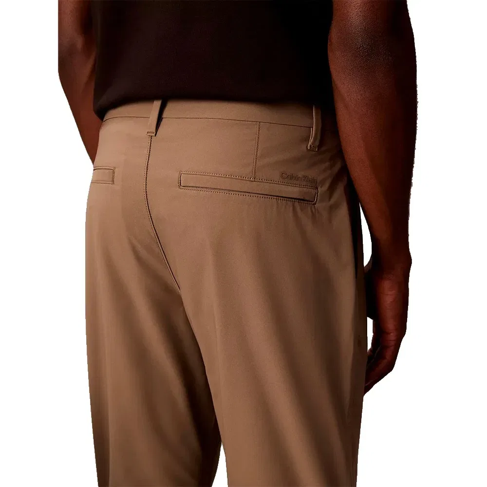 Джинсы Slim Stretch Fit Calvin Klein, коричневый — фото 4