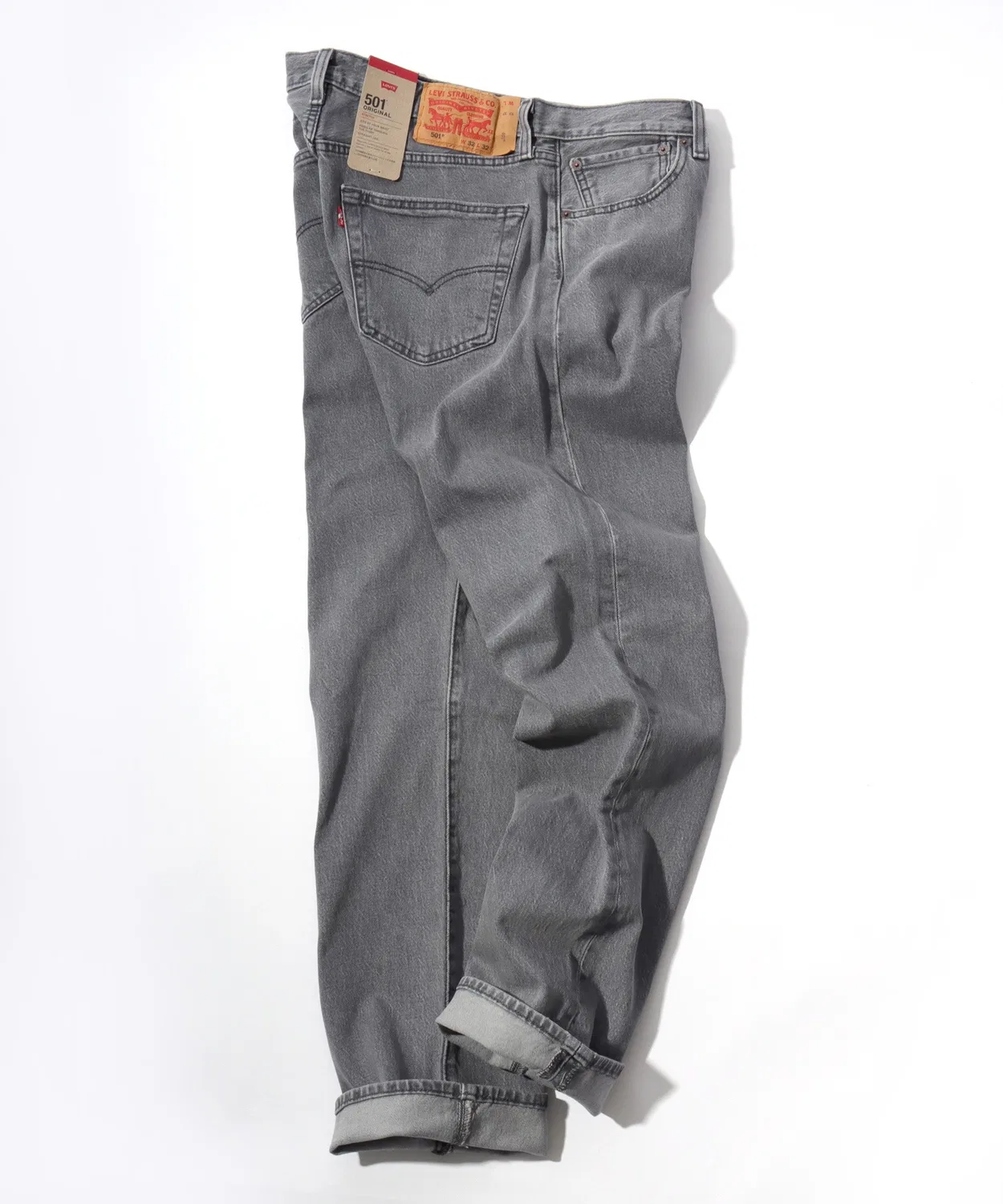 Мужские джинсы прямого кроя Levi's Original 501 Regular Straight, серый