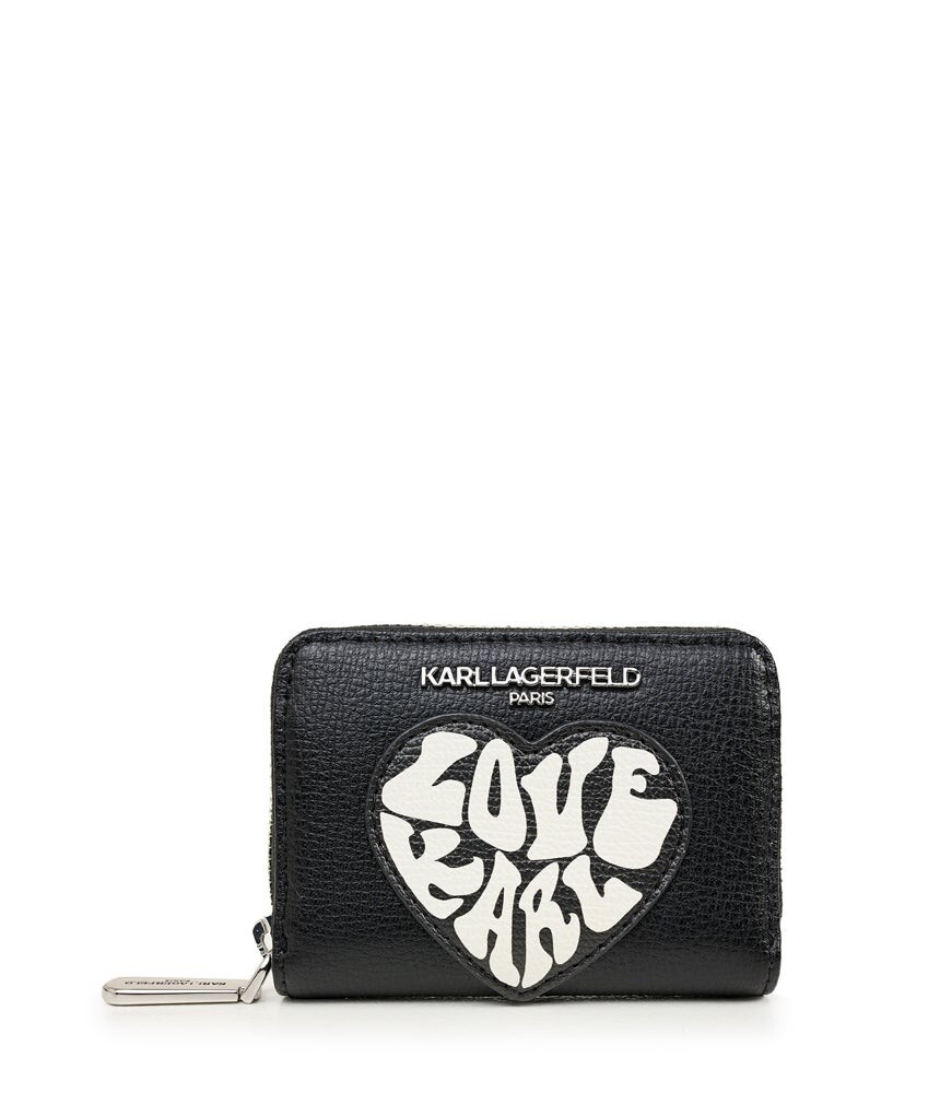 

Маленький кошелек на молнии вокруг Karl Lagerfeld, черный