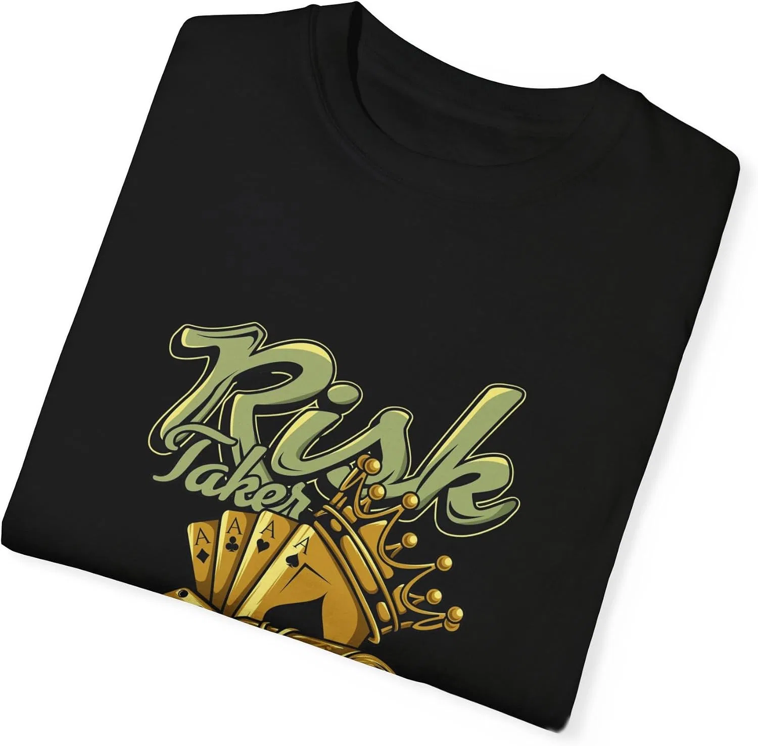 Футболка с принтом Risk Taker Comfort Colors, Black — фото 3