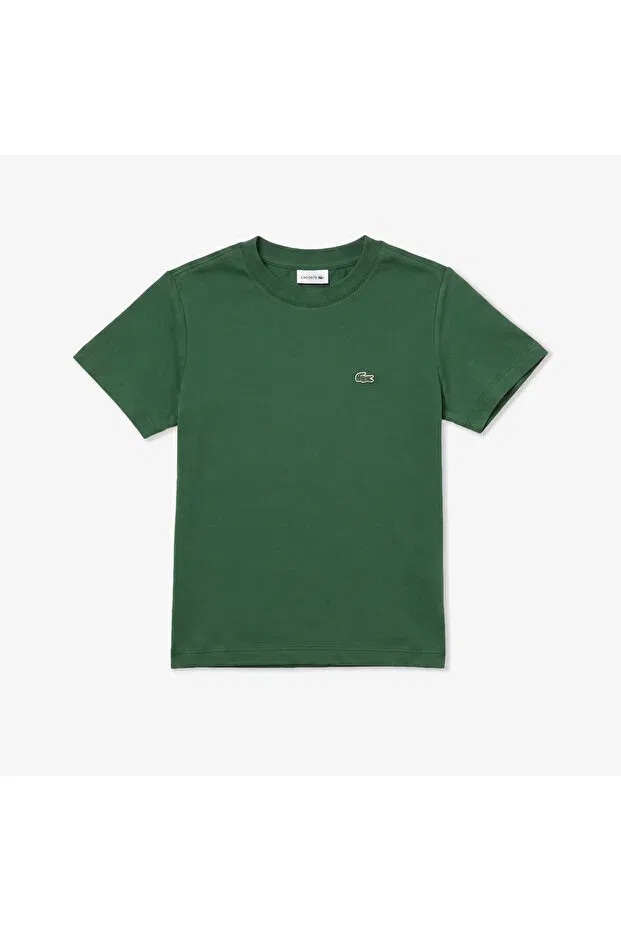 Детская футболка с коротким рукавом Lacoste, F9W-Green — фото 2