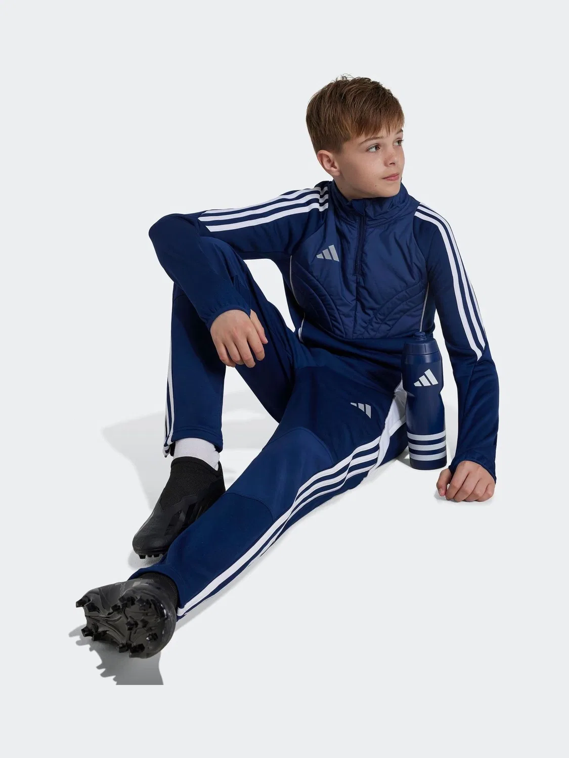 Джоггеры Tiro 24 Winterized adidas, синий