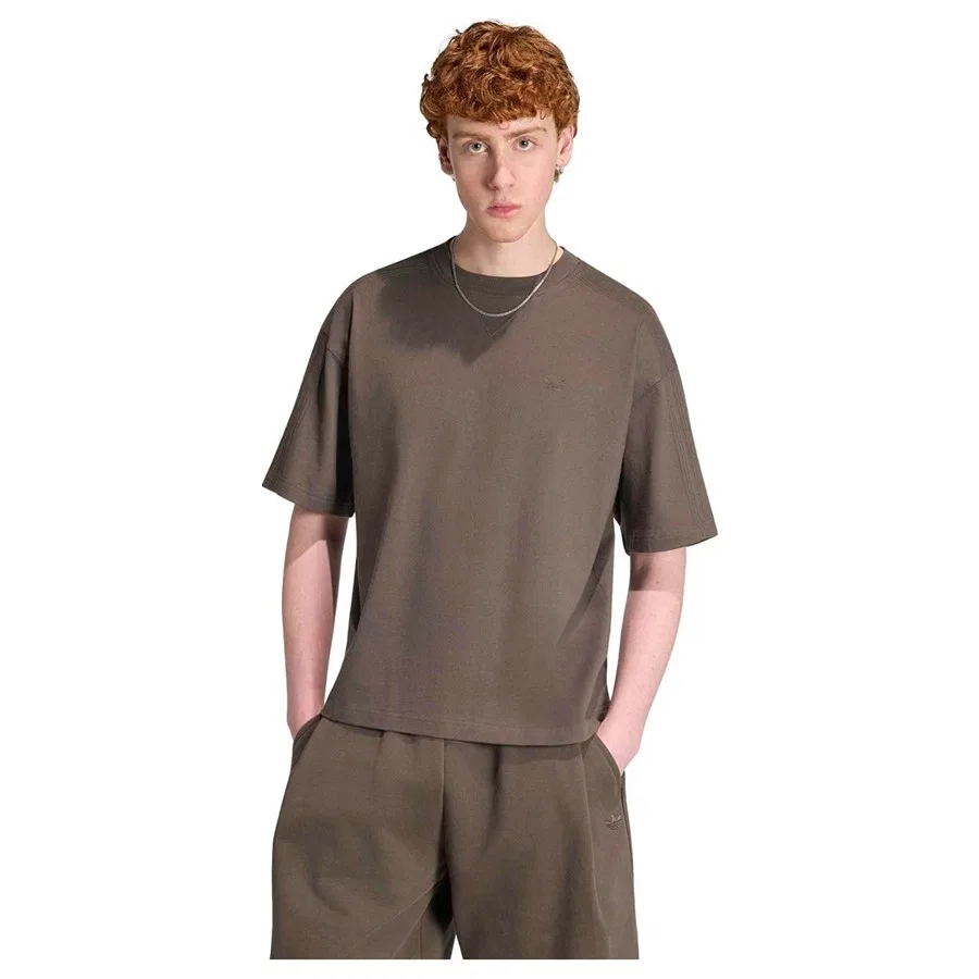 Футболка с коротким рукавом из супрем-ткани, модель P Ess Tee KR4524, adidas, Зеленый — фото 2