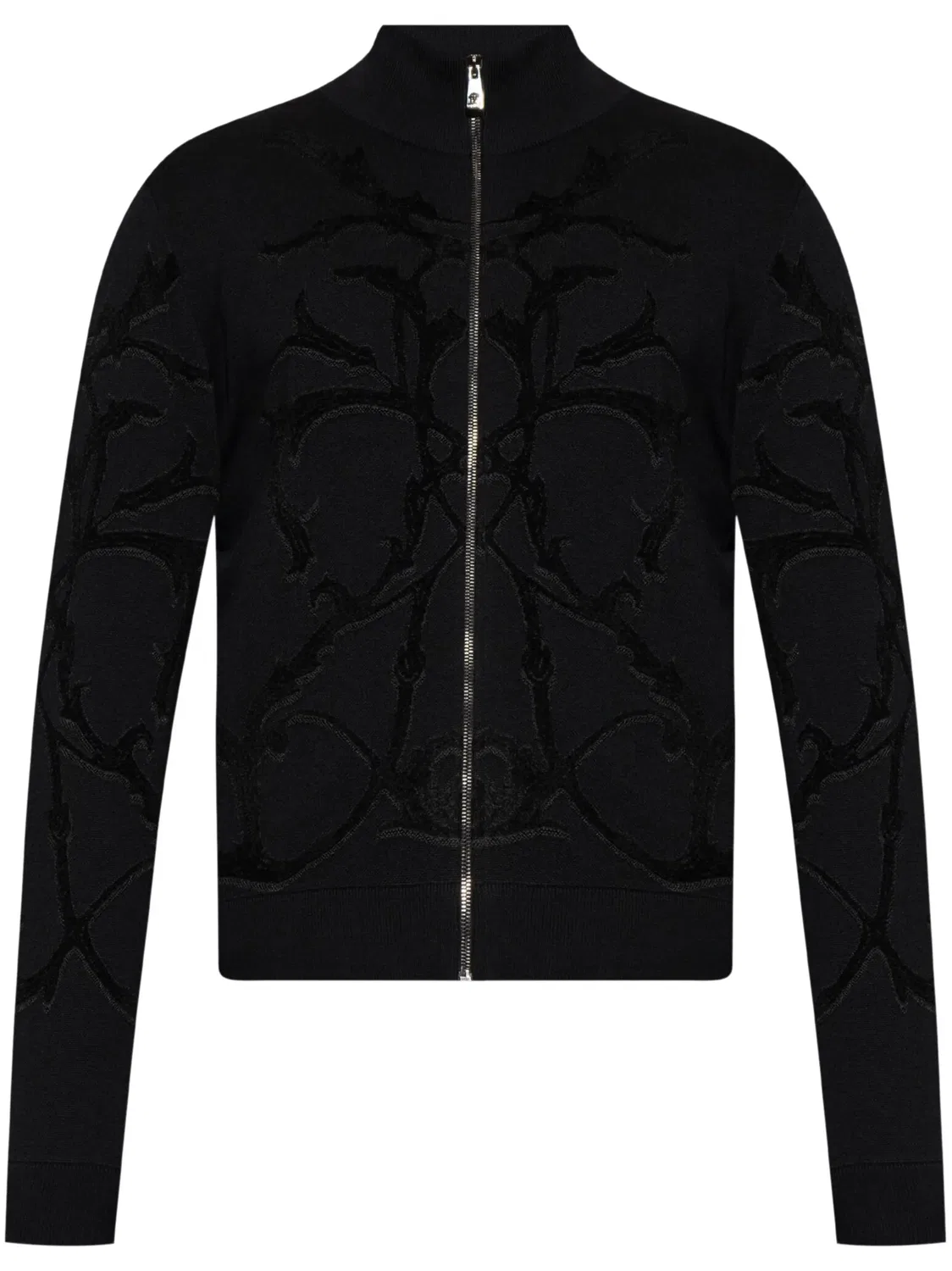 Versace Кардиган с молнией Черный