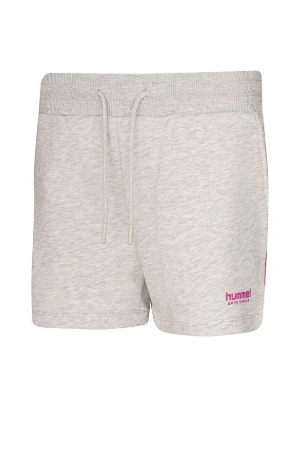 Детские шорты для девочек с принтом Hummel, Gray — фото 2
