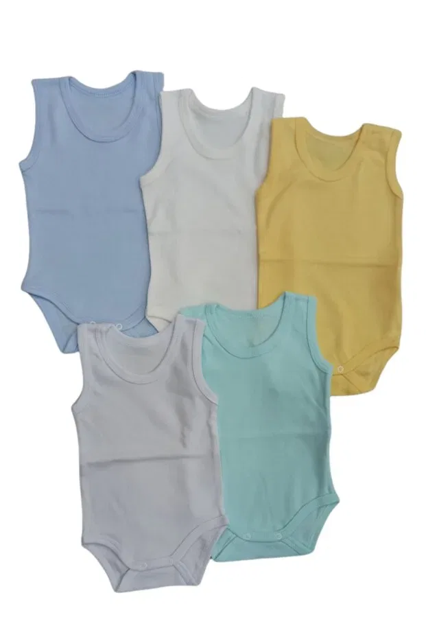 Детское боди-комбинезон для девочек с бретельками Основы Bebedino, White, Cream, Yellow, Green, Blue