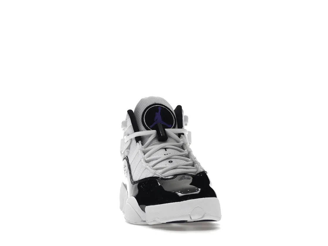 Детские кроссовки Lifestyle Jordan 6 Rings (GS) Jordan, White/Black/Dark Concord-Clear — фото 2