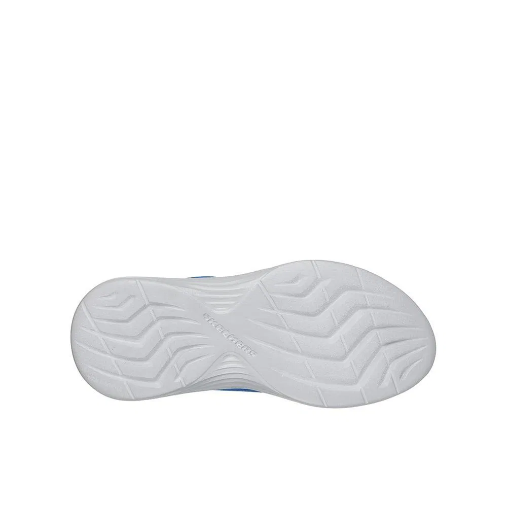 Детские кроссовки для мальчиков с принтом 403615LBLU Skechers, Blau Fluoreszierendes Grun — фото 4